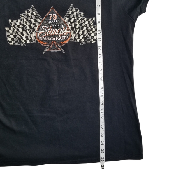 Sturgis Motorcycle 79 years Black T-shirt - Picture 3 of 10